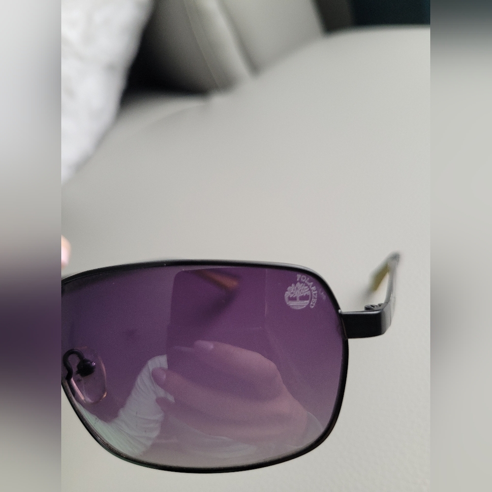 Timberland Golf 7225 Polarized Sport Black Purple Men's Sunglasses - Picture 4 of 12